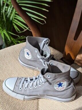 Converse Chuck Taylor All Star High Top Sneakers - Gray Size 9.5 Women's